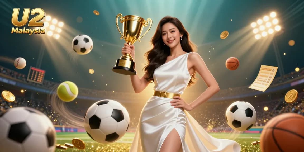 Win big at U2 Malaysia's casino with a stunning trophy display and immersive sports elements.