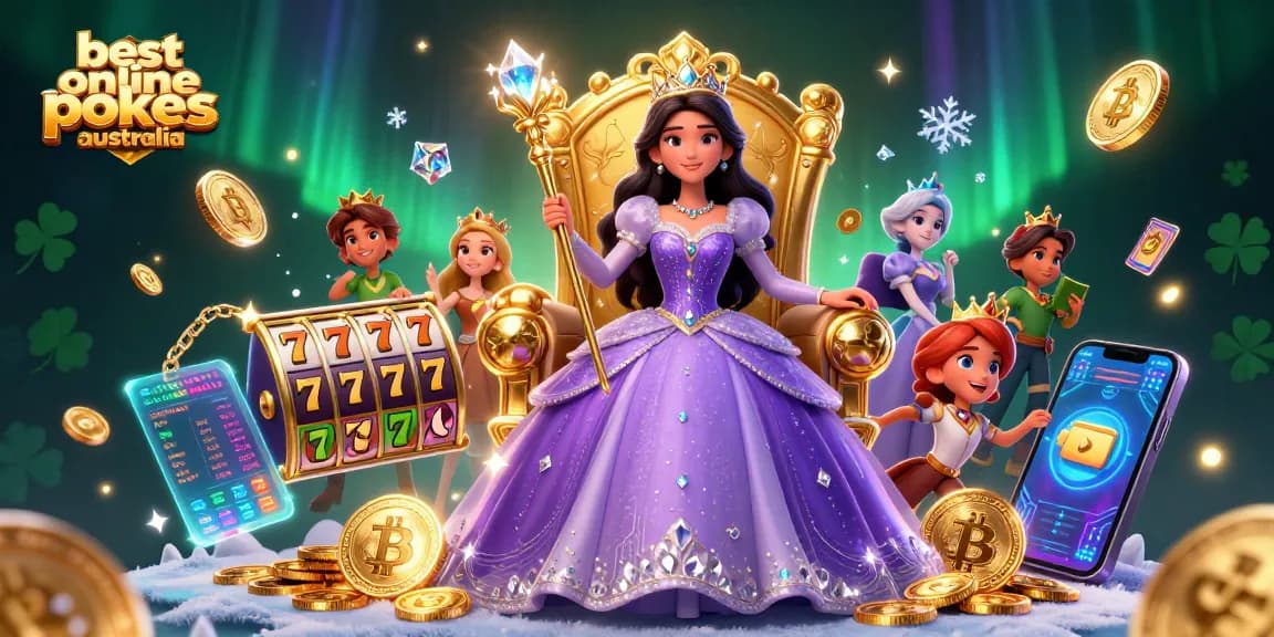 Experience the excitement of the best online pokies Australia with vibrant slot reels and jackpot symbols.