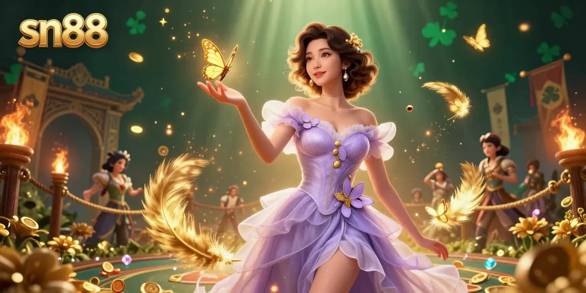 Experience thrilling gameplay with sn88, featuring vibrant casino elements and an enchanting atmosphere.