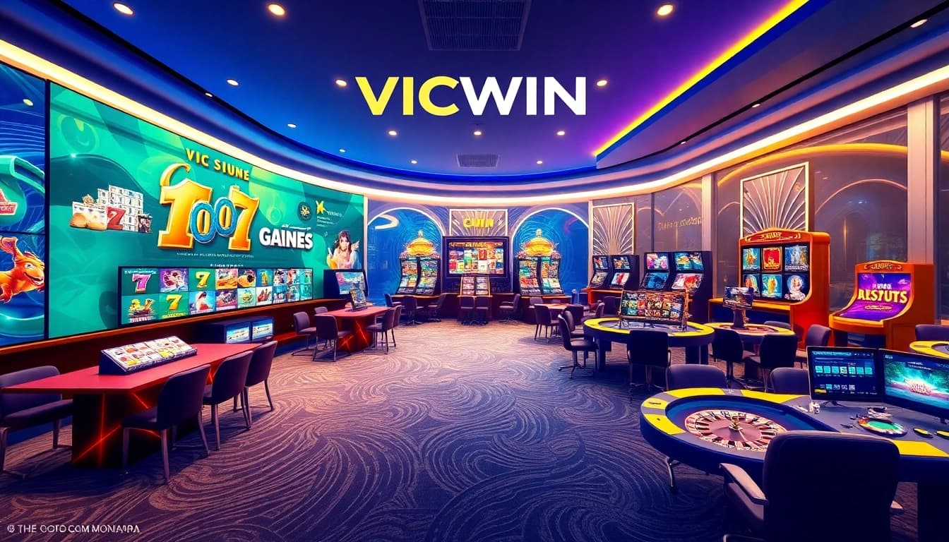 Experience the exciting world of online gaming at VICWIN, featuring vibrant casino games and promotions.