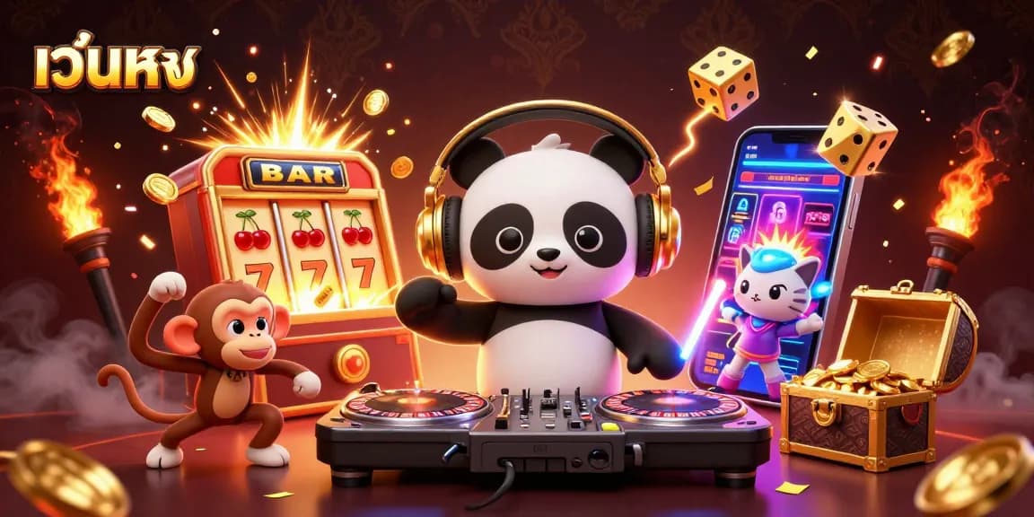 รับประสบการณ์ความตื่นเต้นของการเล่น เว็บตรง กับ DJ แพนด้าที่หมุนวงล้อและบรรยากาศที่มีชีวิตชีวา!