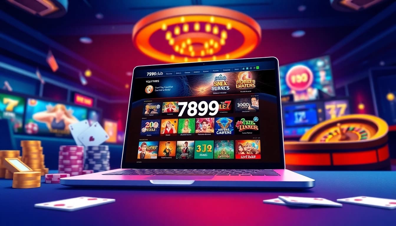 Experience the excitement of 789club with its vibrant online gaming interface and casino atmosphere.