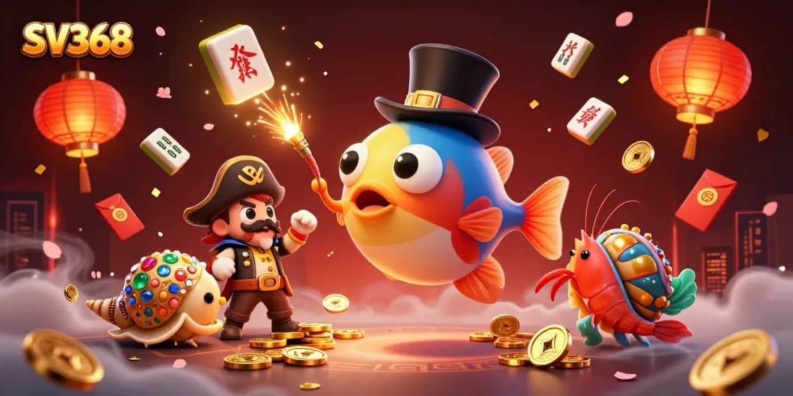 Engage in thrilling gameplay with SV368 as anglerfish lures coins and fortune!