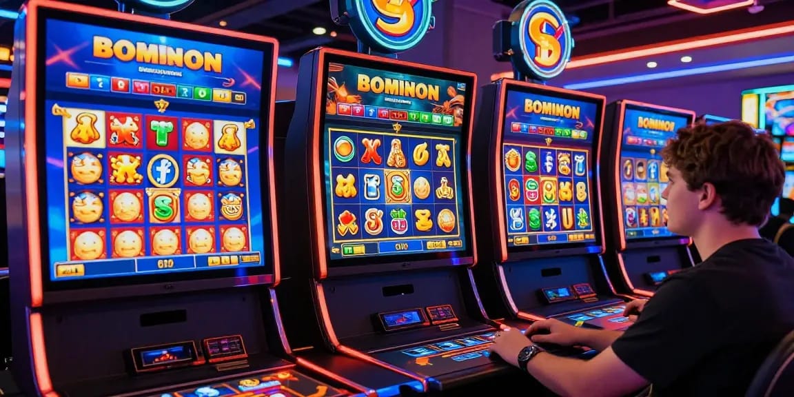 Player enjoying bonus buy slots in a vibrant online casino environment.