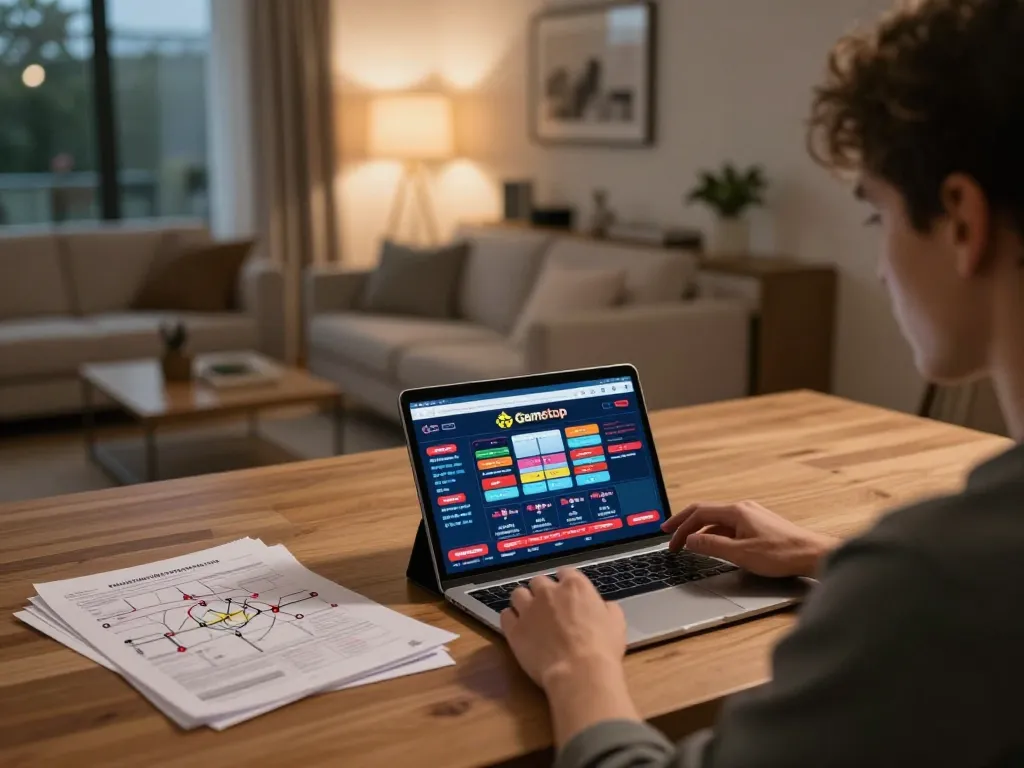 Engaging in non gamstop casinos gameplay on a tablet in a cozy home atmosphere.