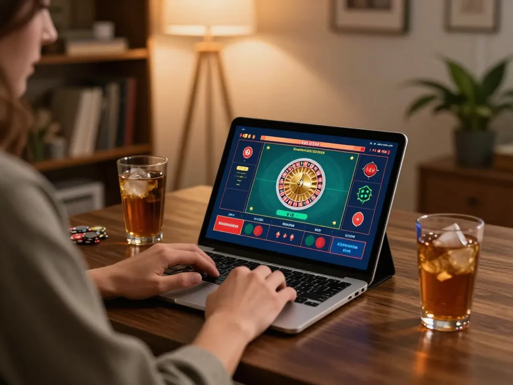 Engaging tablet roulette gameplay on trang chủ luck8 in a cozy home setup with ambient lighting.