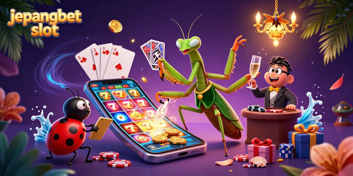 Experience thrilling gameplay with japanbet slot featuring a giant mantis card sharp and vibrant casino elements.