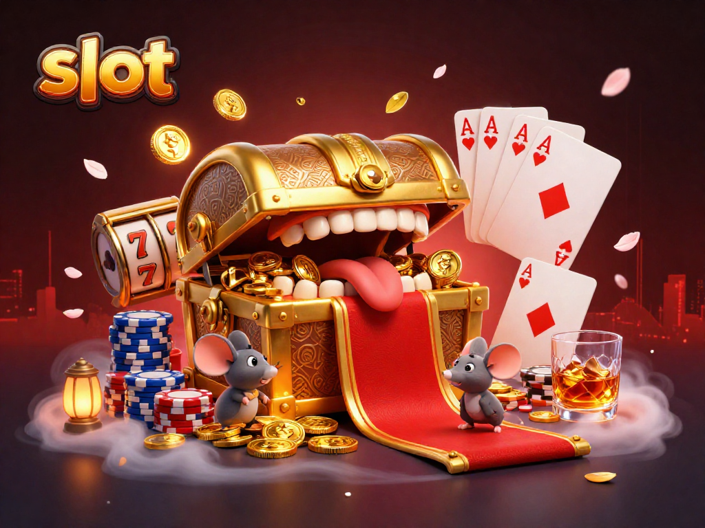 Slot gacor menghadirkan berbagai elemen permainan dan keberuntungan dalam ilustrasi 3D yang menarik.