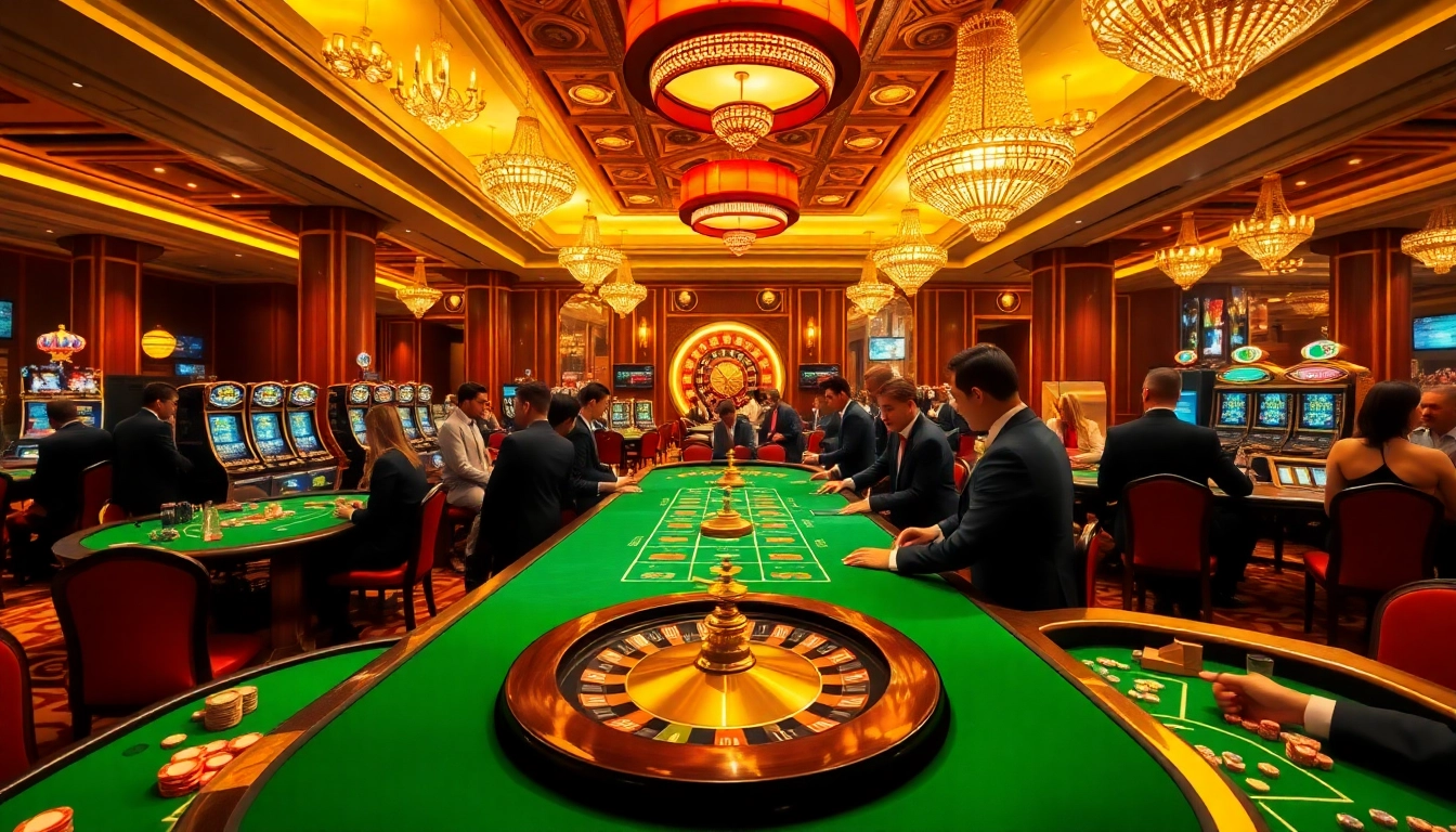 SODO CASINO 66 offers a vibrant casino scene with players enjoying high-stakes games and slot machines.