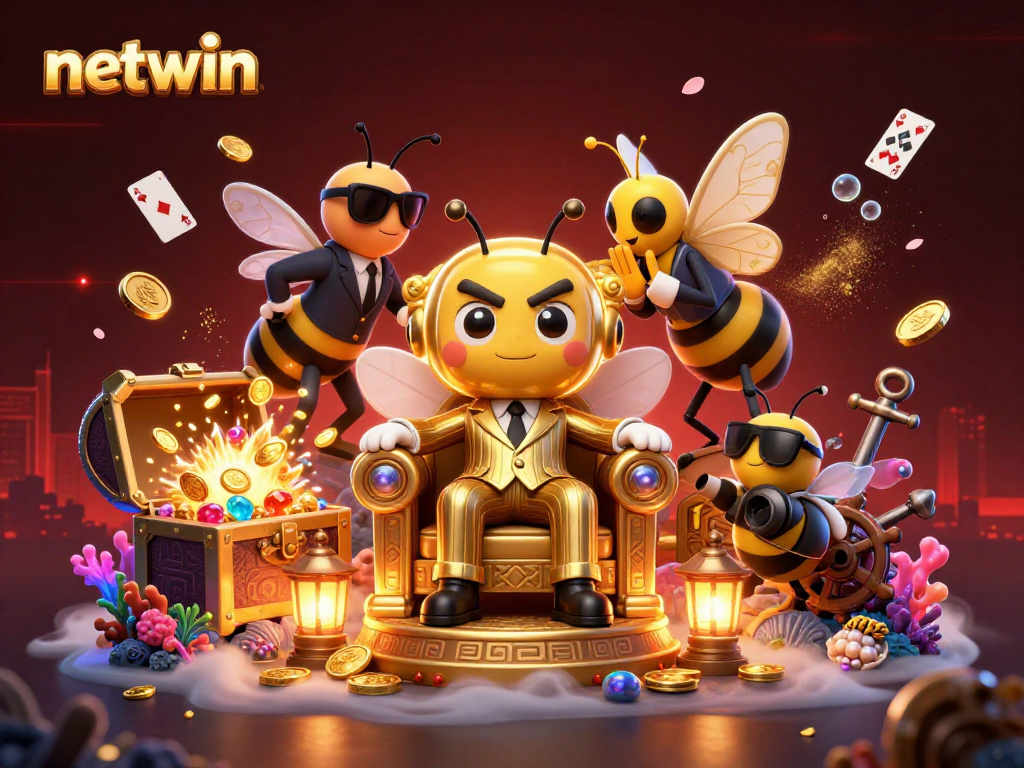 Experience the thrilling excitement of netwin's online gaming universe filled with dynamic casino elements.