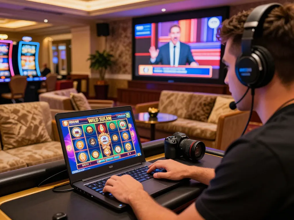 Exciting wild sultan casino connexion scene showing a player enjoying online gaming experience with vibrant graphics and live dealer.