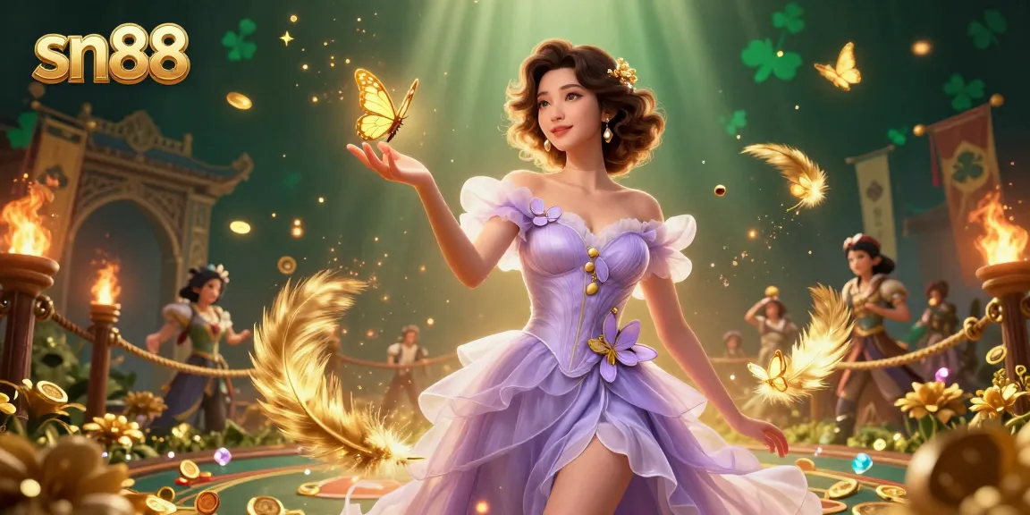 Experience thrilling gameplay with sn88, featuring vibrant casino elements and an enchanting atmosphere.