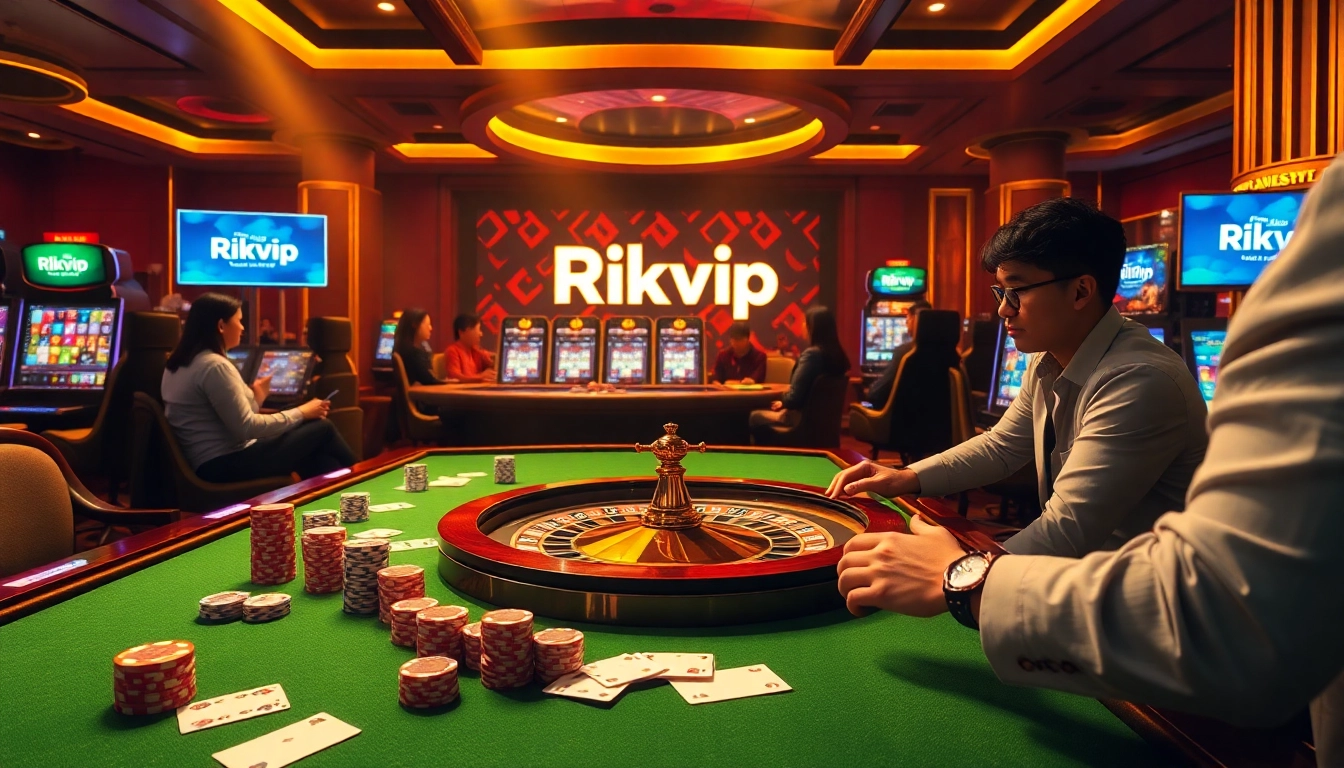 Experience exciting gambling at Rikvip with immersive casino games and vibrant atmosphere.
