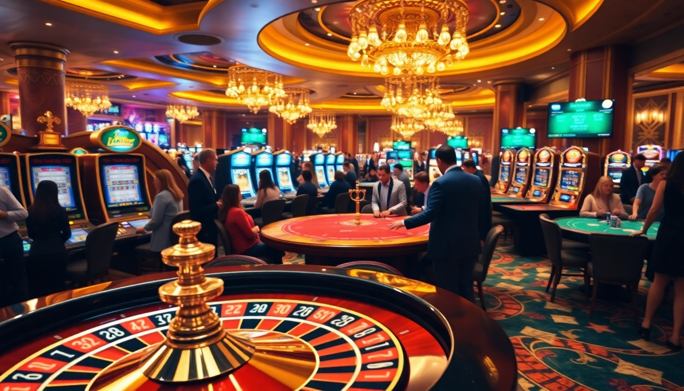 Players engaging at thabet casino tables, showcasing thrilling gaming action and excitement.