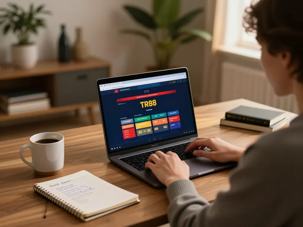 Engaging with TR88 online gaming interface for a strategic betting experience.