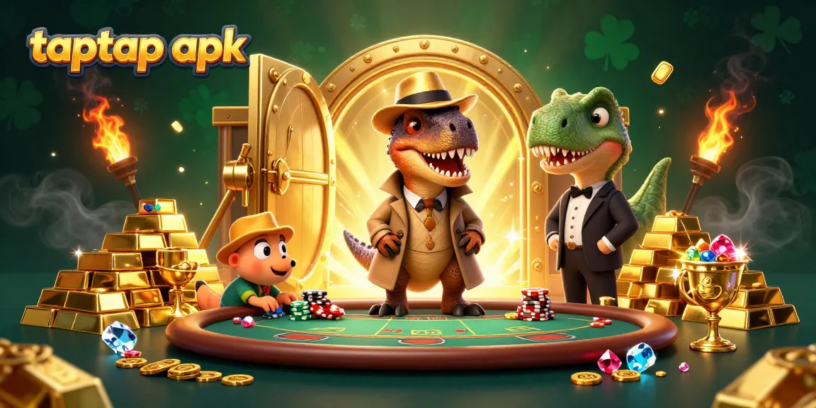 Menggandakan kesenangan dalam bermain taptap apk dengan velociraptor dan teman-temannya di meja blackjack