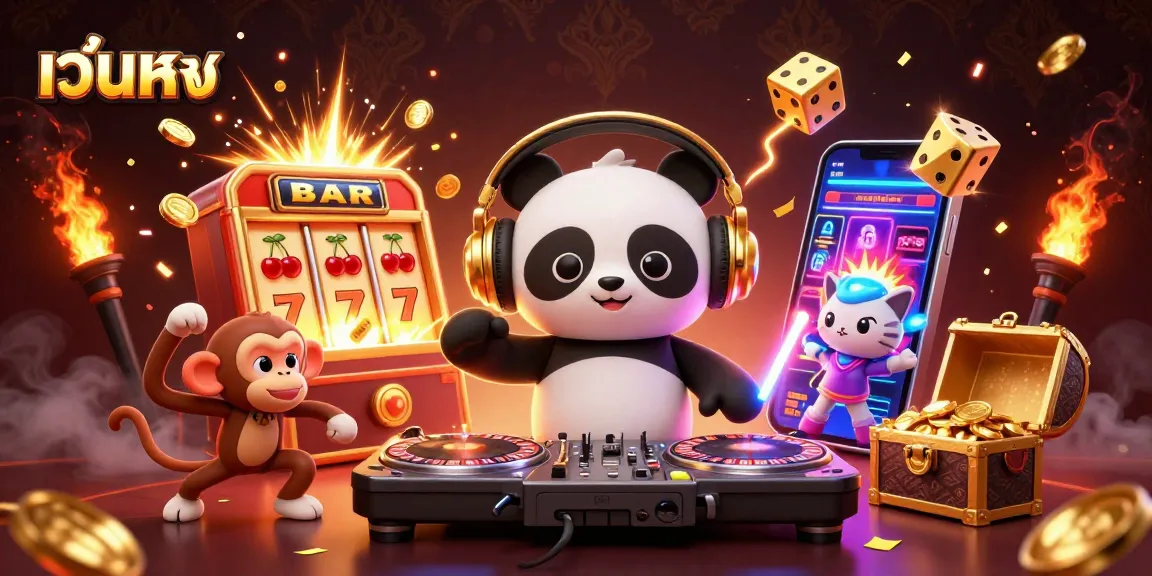 รับประสบการณ์ความตื่นเต้นของการเล่น เว็บตรง กับ DJ แพนด้าที่หมุนวงล้อและบรรยากาศที่มีชีวิตชีวา!