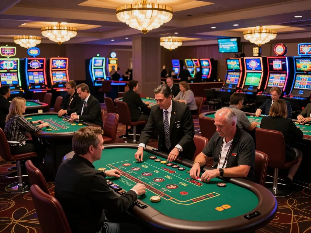 Engaging gameplay at TX88 blackjack tables in a dynamic casino setting.