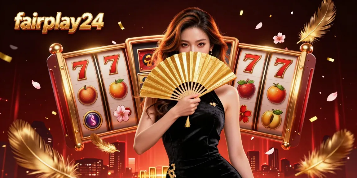 Bet on big wins with fairplay24, featuring glamorous elements from casino games and lively interactions.