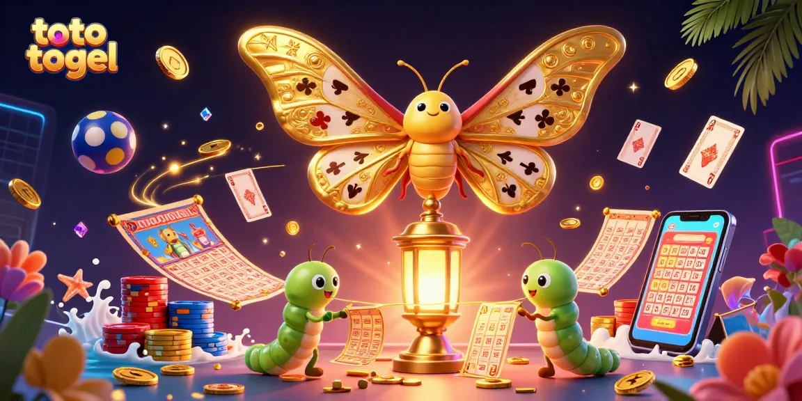 Join the excitement of toto togel with vibrant lottery elements, captivating golden coins, and energetic designs.