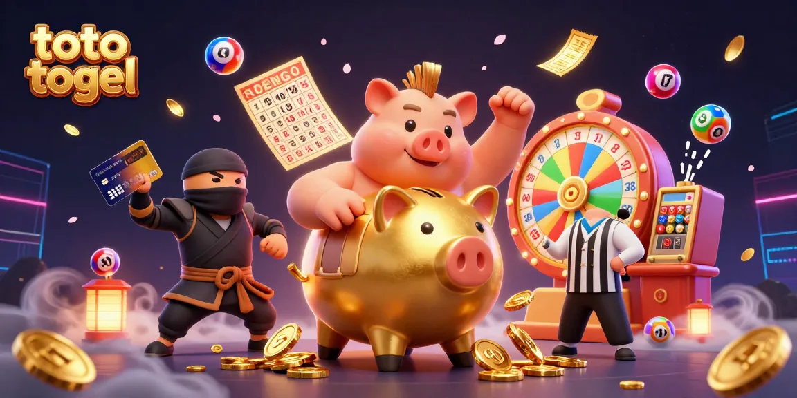 Spin the toto togel lottery with dynamic colorful elements showcasing excitement and winning potential.