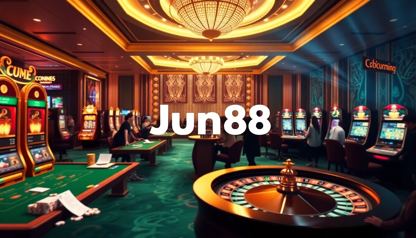 Players at Jun88 enjoy a premium gambling experience with dynamic tables and vivid slot machines.