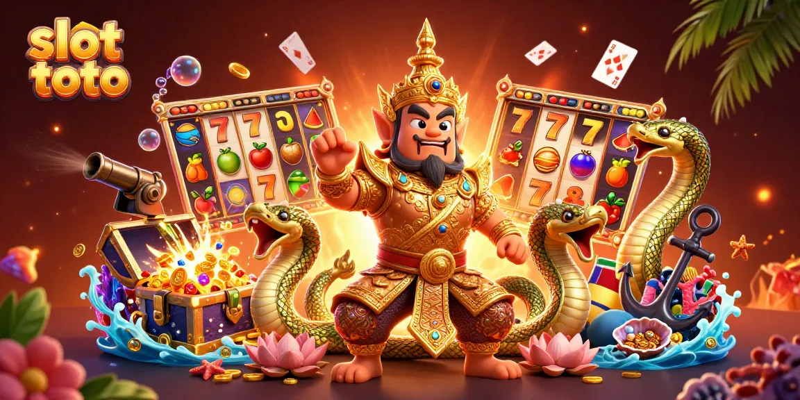 Spin to win at slot toto with vibrant characters and dynamic gaming elements!