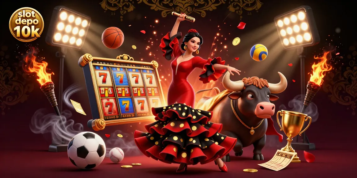 Experience excitement at slot depo 10k with a vibrant dance and jackpot treasures in this 3D scene.
