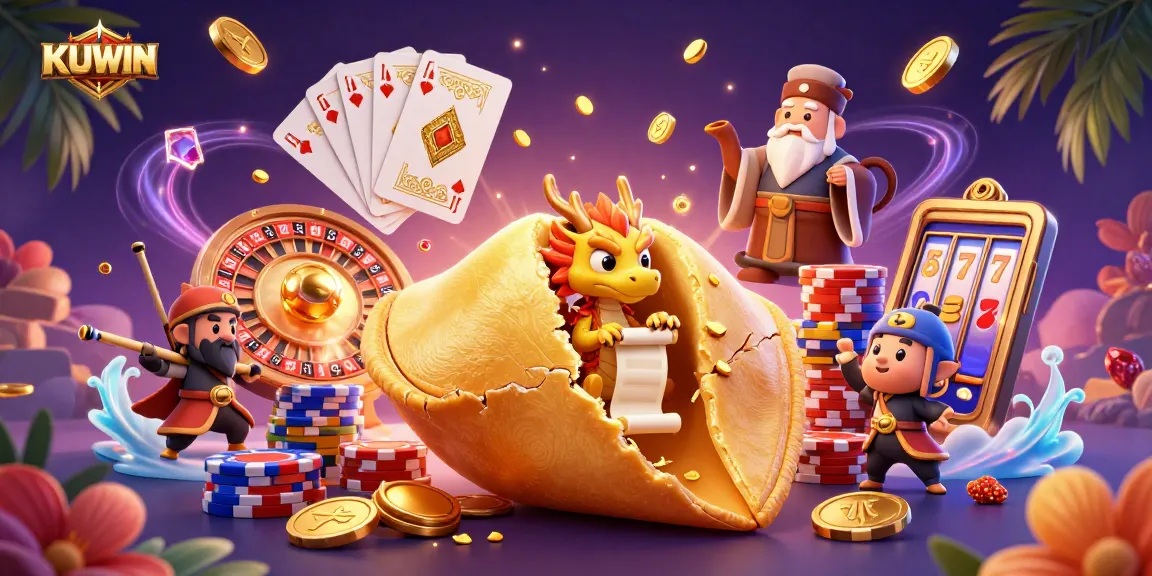 KUWIN delivers thrilling gameplay with a giant golden fortune cookie, wise dragon and dynamic casino elements.