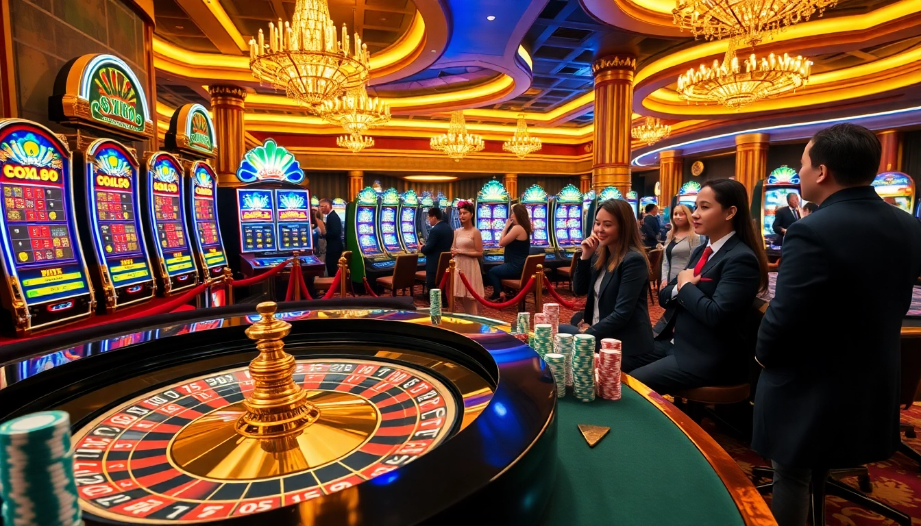Experience excitement and luxury at sx88 with engaging casino games and vibrant slot machines.