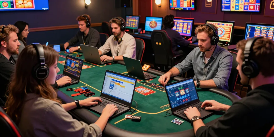 Engaged players at casinos that take credit cards enjoying a vibrant online gaming experience.