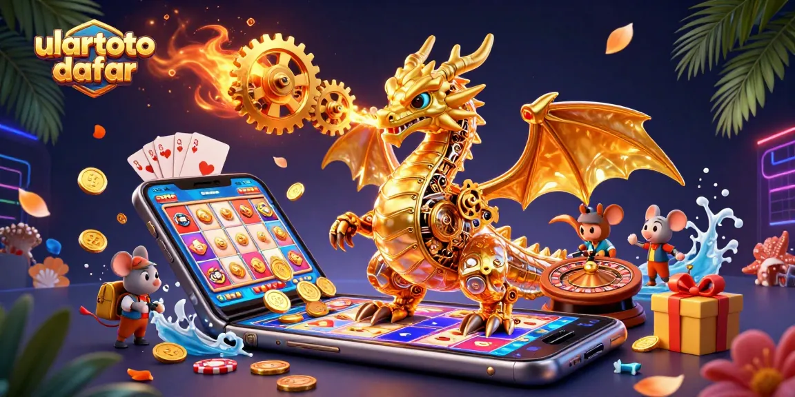 Engage with ulartoto daftar for a seamless online lottery experience featuring vibrant casino elements.
