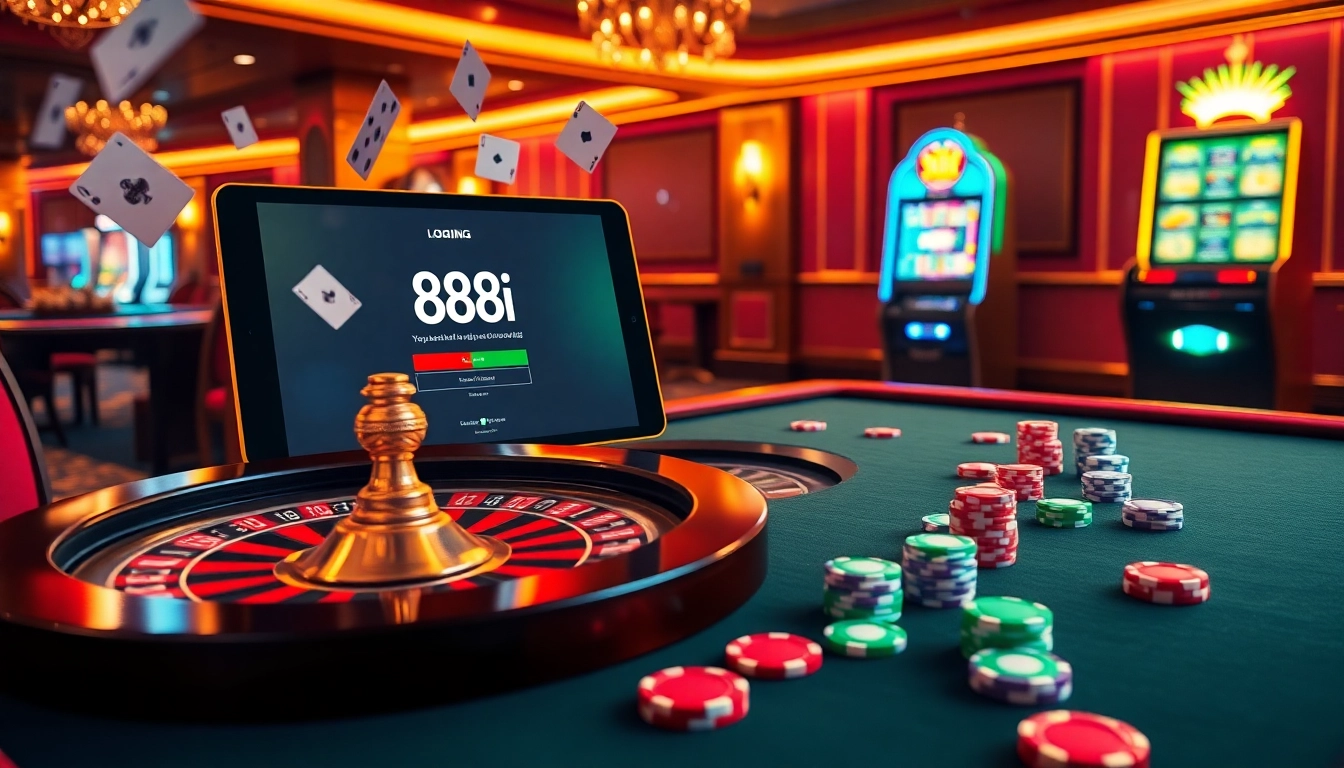 Login to 88i with excitement and luxury while enjoying a vibrant casino atmosphere.