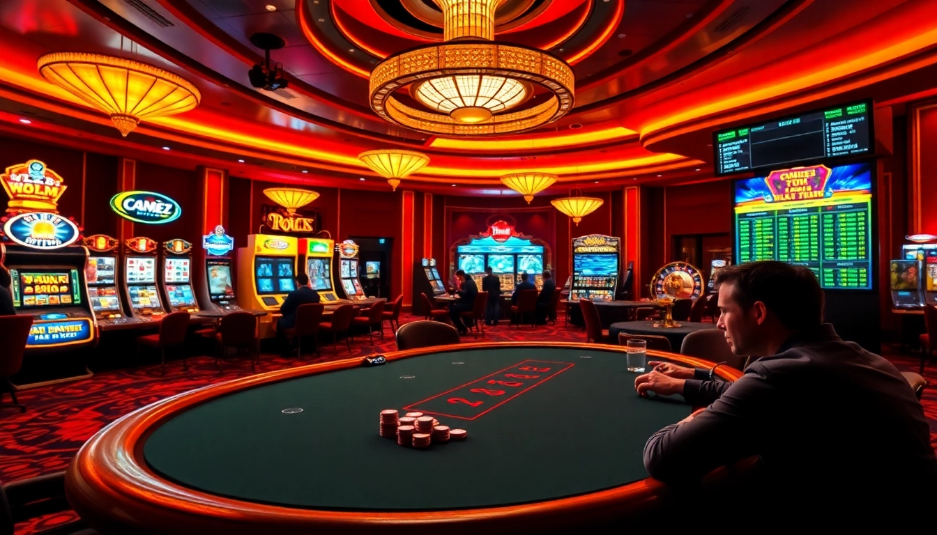 High-stakes poker table action with vibrant visuals, reflecting the essence of https://pxjthailand.org/.