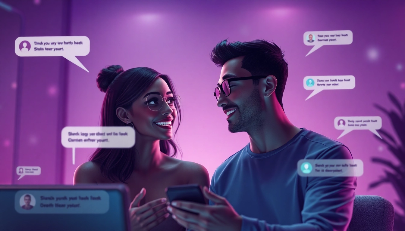 Engaging scene of avatars in ai chat porn, showcasing modern digital interaction.
