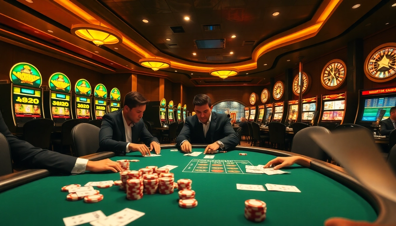 Experience the excitement of shbet0 com with a thrilling poker scene and vibrant gambling atmosphere.