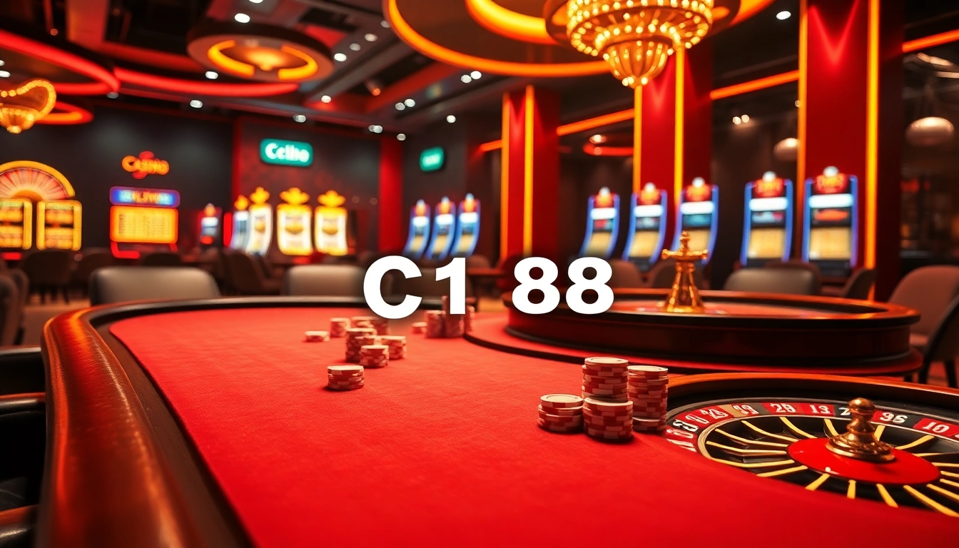 C168 offers an exciting online gambling experience with dynamic casino tables and vibrant atmosphere.