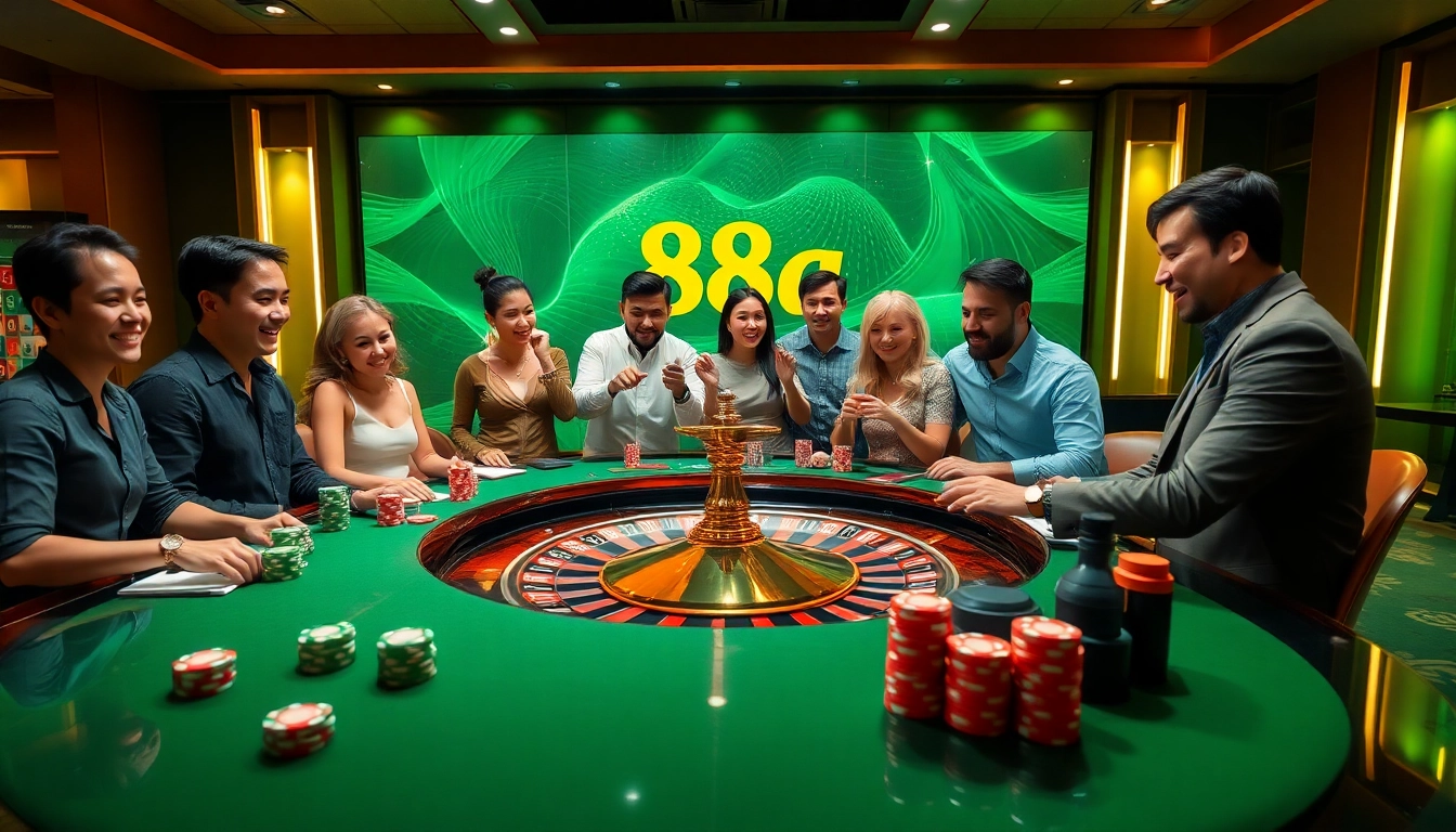 Experience the excitement of gambling with 88aa in a vibrant online casino scene.