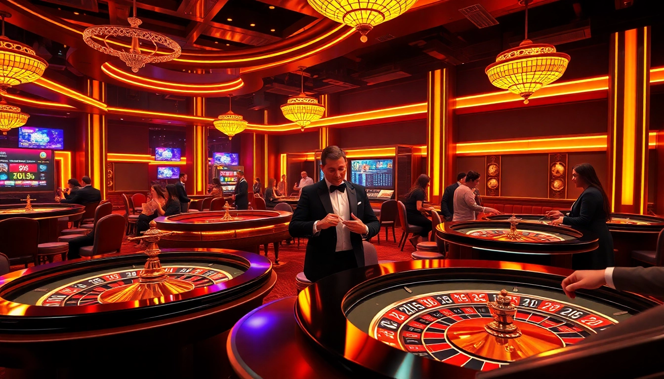 Engaging players at a luxurious casino, exploring hidden wiki 2026 insights into dark web gambling.