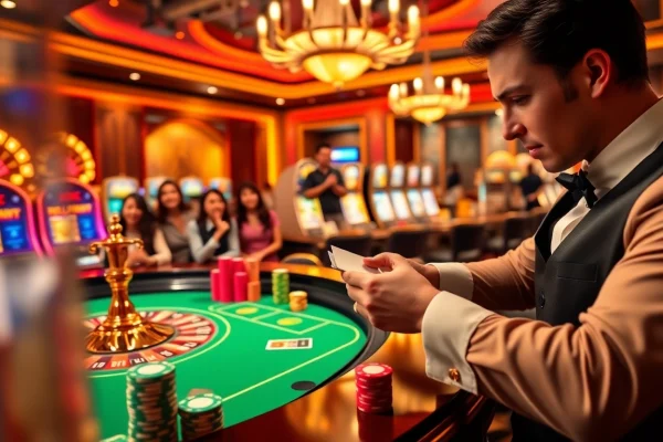 Experience thrilling gameplay at https://kkwin.diy/ with vibrant casino tables and exciting player interactions.