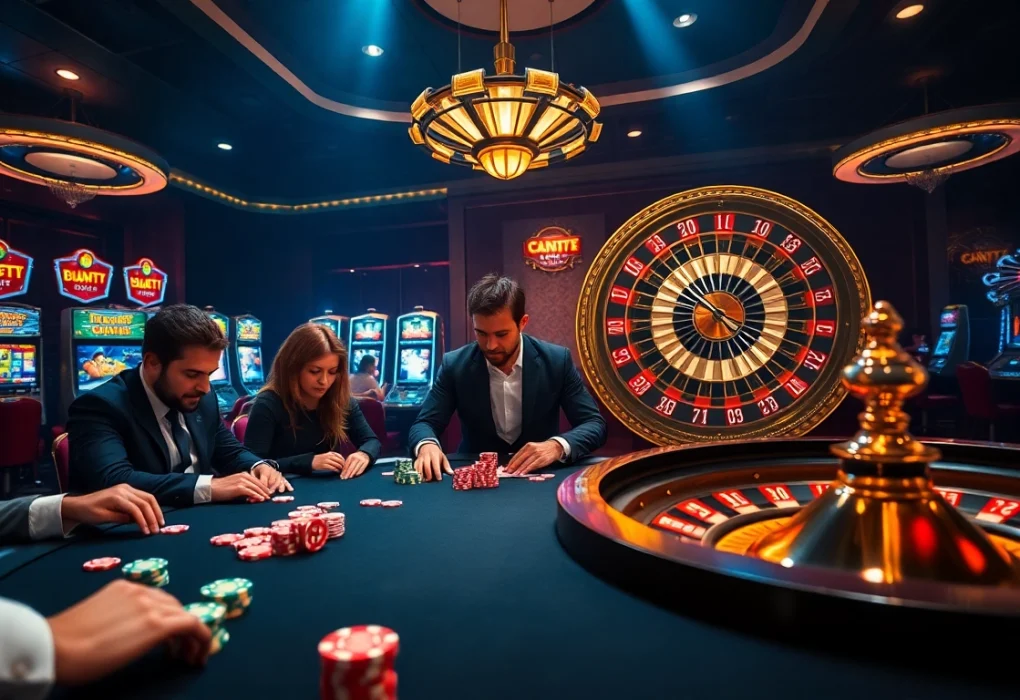 Experience thrilling gameplay at fun79 com with a high-stakes poker table setup.