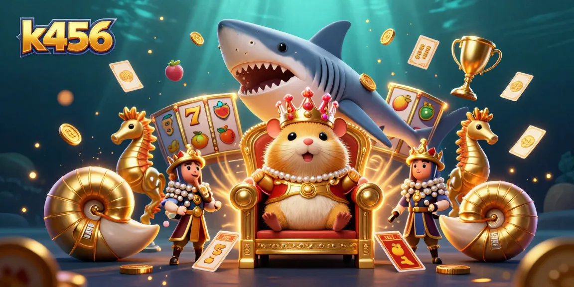 Operando jackpots seguros na k456 com o emocionante rei hamster e guardas seahorse