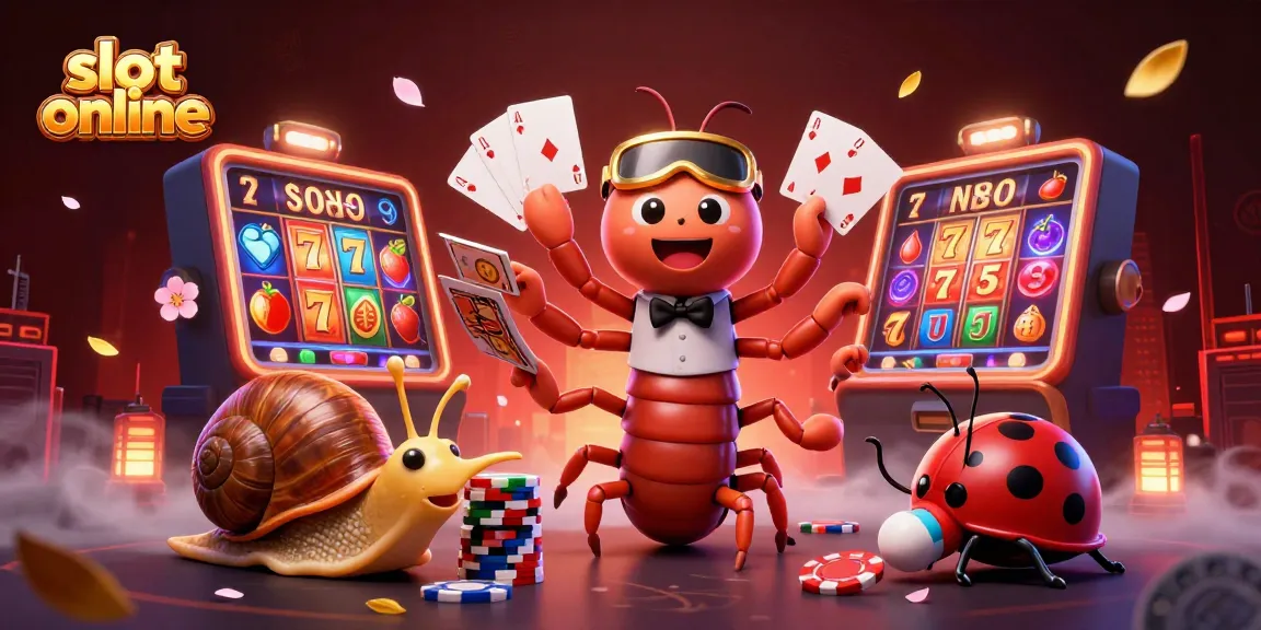 Experience exciting slot online action with a dynamic scene featuring colorful slot reels and vibrant characters.